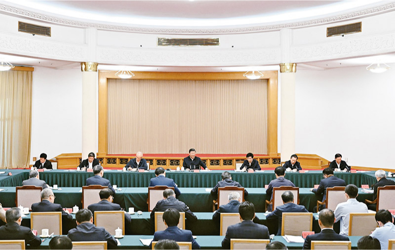　2024年5月23日下午，中共中央總書記、國家主席、中央軍委主席習(xí)近平在山東省濟南市主持召開企業(yè)和專家座談會并發(fā)表重要講話。 新華社記者 謝環(huán)馳/攝